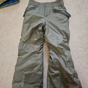 Patagonia Boys Forest Green Snow Pants
